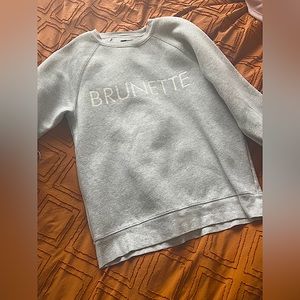 Brunette Label Crew Sweater
